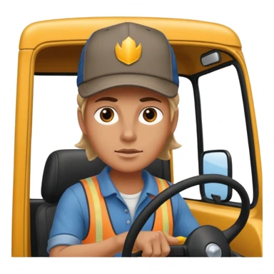 Opposing driving a truck  sticker