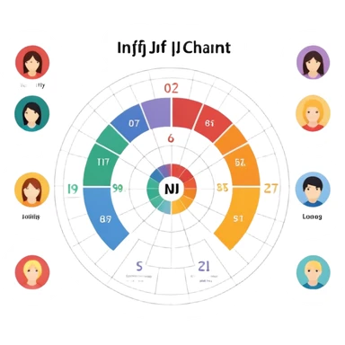 Create an INFJ personality chart sticker