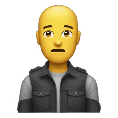 Emoji qui pleure sticker