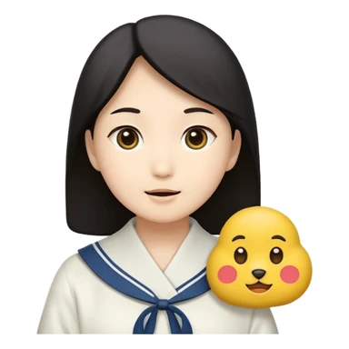 크리스마스 산타 분장을 한 짱구는못말려의 맹구를 귀엽게 그려줘 sticker