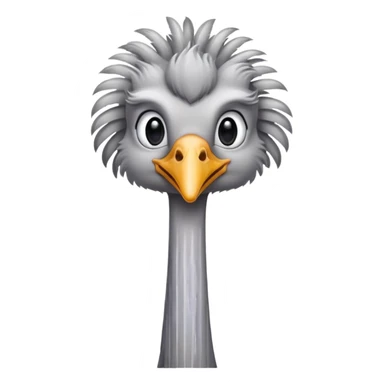 Je voudrai un emoji d'une autruche sticker