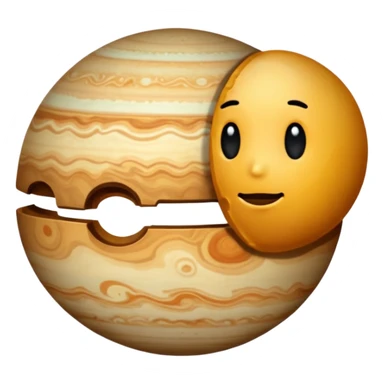 Jupiter and Pluto sticker