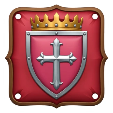 brasão sangrando medieval rosa de sangue vermelha sticker