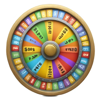 Wheel of fortune sticker