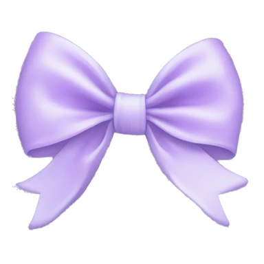 Pastel purple bow sticker