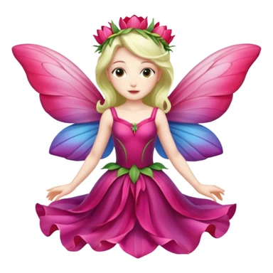 Tulip wings,Flower Fairy. sticker