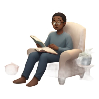 study and relax sticker