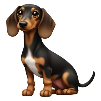 Mini daschound  sticker