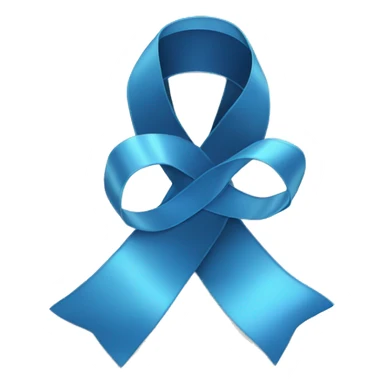 Blue ribbon recovery sticker