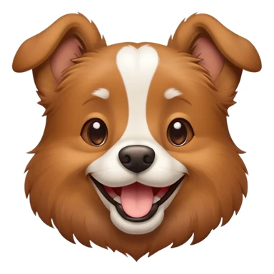 Dog saying Happy Birthday  sticker