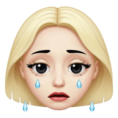 i want an emoji the embodies the lyrics of the song “the abyss” by the weeknd sticker