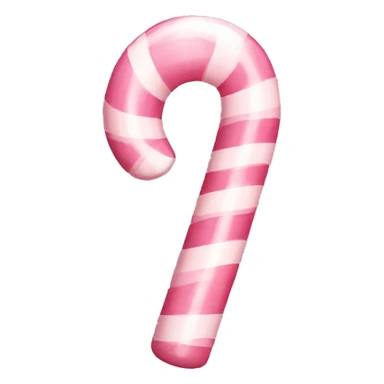 Light pink candy cane sticker