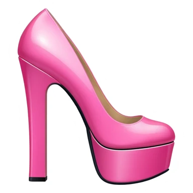 pink platform heels pink heels sticker