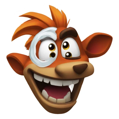 Crash bandicood sticker