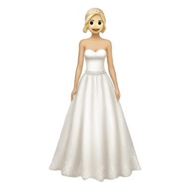 Wedding dress sticker
