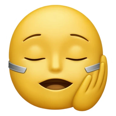“Shut up” emoji sticker