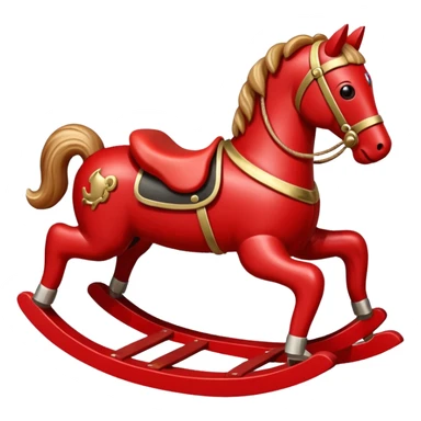 red Rocking Horse sticker