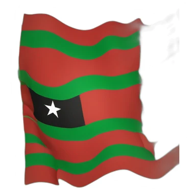 Pan Africa flag  sticker