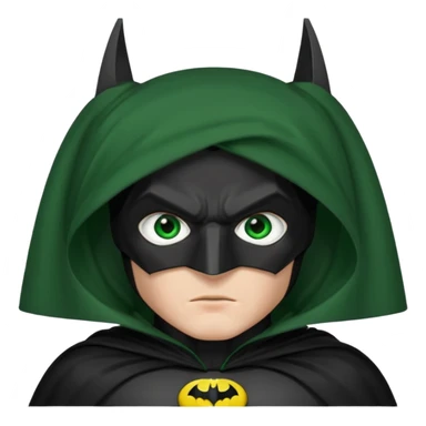 Batman 1989 (white man) (green eyes) sticker