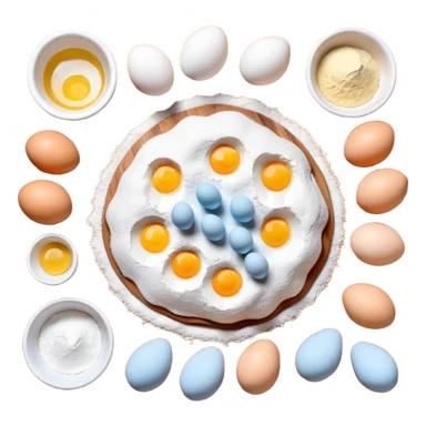 aethetic baking ingredients sticker