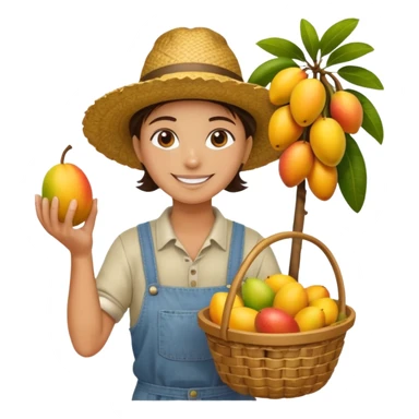 VENDEDOR DE MANGOS CUERPO COMPLETO sticker