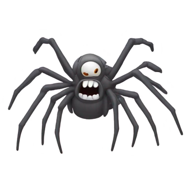Idiot spider plane sticker