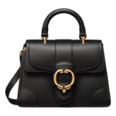 black gucci handbag expensive sticker
