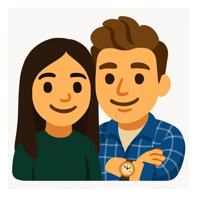 This is my boyfriend and I, make us into an emoji  sticker