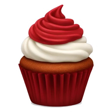red velvet cupcake sticker