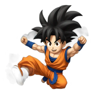 Goku sur nuage magique sticker