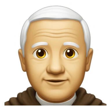 john-paul-ii-skin-color-very-saturated-yellow-skin sticker