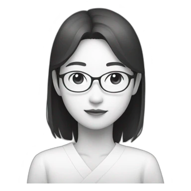 yosano-akiko-monochrome sticker