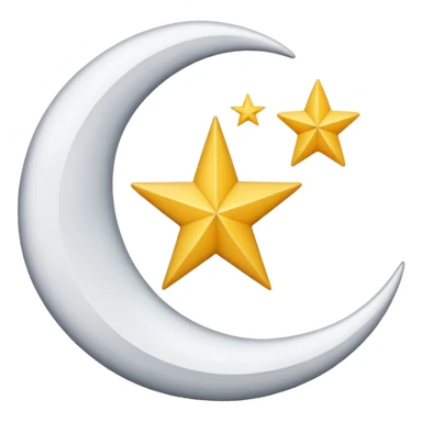 Symbole sobre lune et étoile algerie sticker