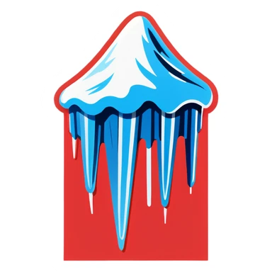 Icicles sticker