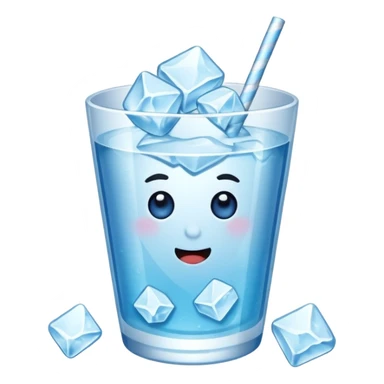 Crushed ice for drink, but just crushed ice sticker