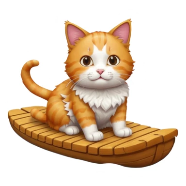 cat rafting sticker