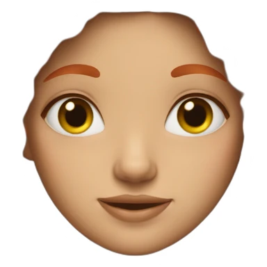 A girl with long red hair  sticker