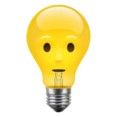 human head silhouette with a glowing light bulb inside sticker