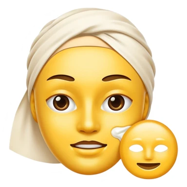 skincare mask sticker