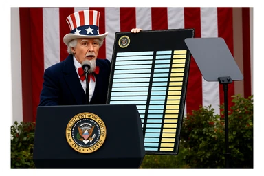 replace Trump with Uncle Sam  sticker