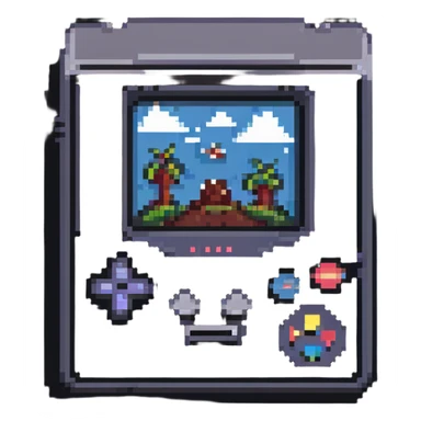 retro game advertisement poster sticker