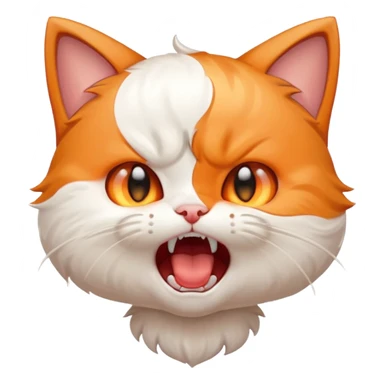 gay angry rage screaming loudly cryjng emoticon kawaii kitten sticker