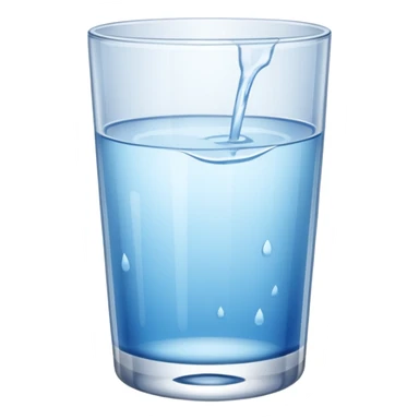 Glass of water sticker