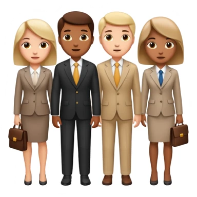 insurer team 3d render sticker