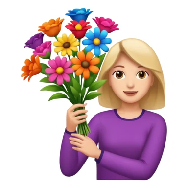 throwing bouquet sticker