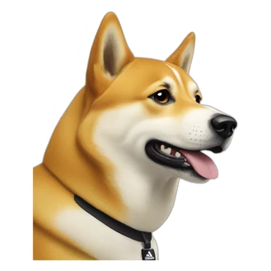 Doge in adidas godine sticker