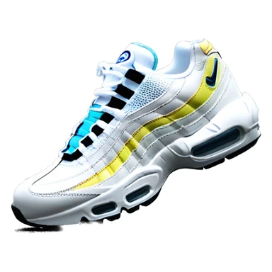 1 Air Max95 noir sticker