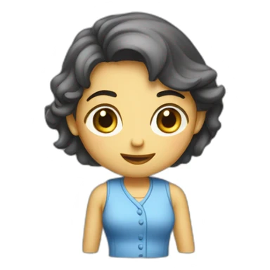 Fille fuyant garçon sale  sticker