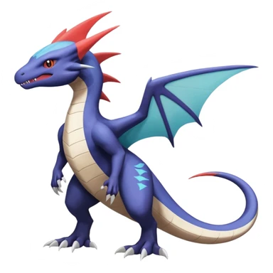 Noivern-Salandit-Latios-Lugia-Fakémon-hybrid-creature (full body)  sticker