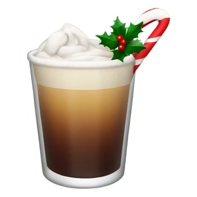 christmas drink sticker